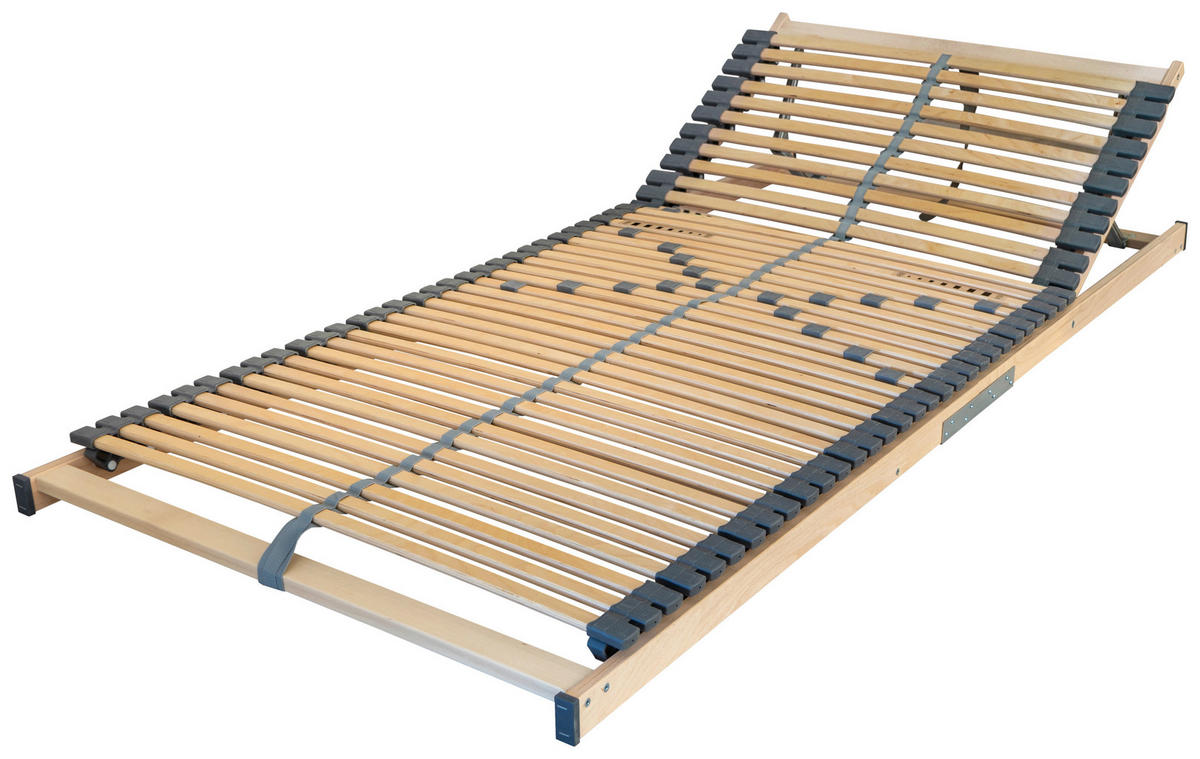 LATTENROST 90/200 cm Kopfteil, Mittelzone verstellbar, Birke  - Birkefarben, Basics, Holz (90/200cm) - Boxxx