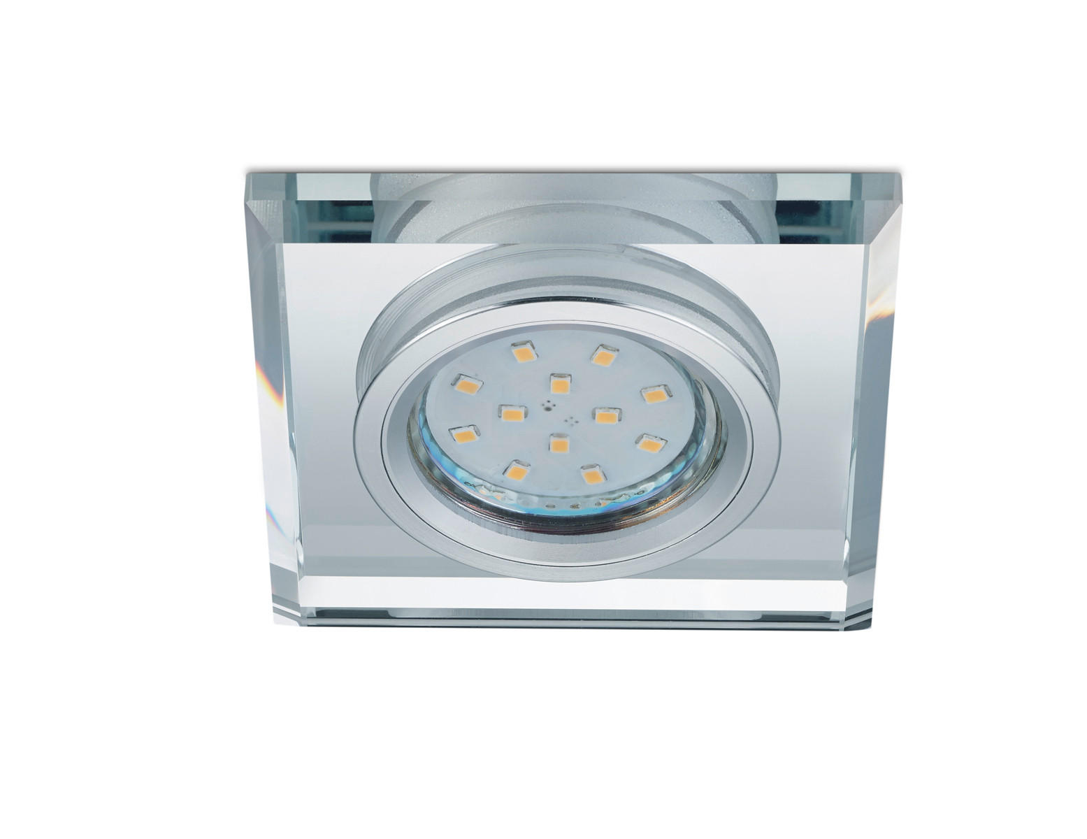 EINBAUSPOT Pirin 9,0/7,0 cm   - Chromfarben, Basics, Glas/Metall (9,0/7,0cm) - Trio Leuchten
