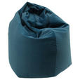 SITZSACK Webstoff 220 L  - Petrol, KONVENTIONELL, Textil (65/95/75cm) - Xora