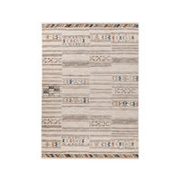 FLACHWEBETEPPICH Wohnzimmer 160/230 cm Multicolor, Beige rechteckig  - Beige/Multicolor, KONVENTIONELL, Textil (160/230cm) - Kayoom