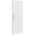 TÜR   - Silberfarben/Weiß, Natur, Holzwerkstoff/Metall (39,2/100,6cm) - Linea Natura