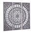 DEKOSPIEGEL Grau - Grau, Trend, Glas/Holzwerkstoff (120/120/2,5cm) - Ambia Home