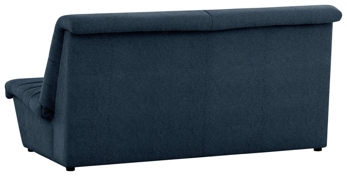 2-SITZER-SOFA Webstoff Dunkelblau  - Schwarz/Dunkelblau, Design, Kunststoff/Textil (185/92/103cm) - LOOKS by W.Joop