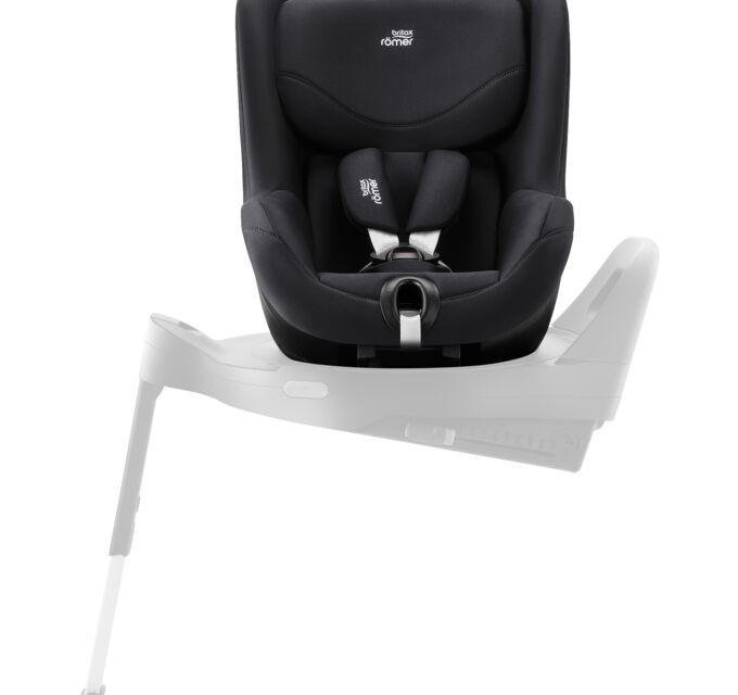 REBOARDER-KINDERSITZ Dualfix 5Z  - Schwarz, Basics, Kunststoff/Textil (44/48cm) - Britax Römer