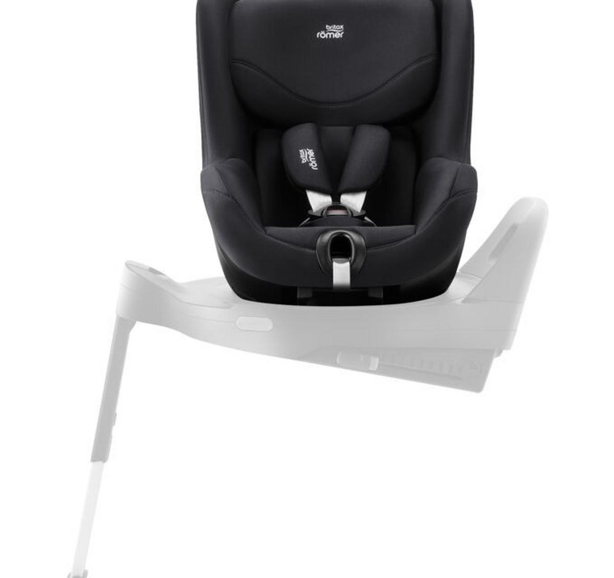 REBOARDER-KINDERSITZ Dualfix 5Z  - Schwarz, Basics, Kunststoff/Textil (44/48cm) - Britax Römer