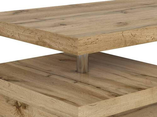 COUCHTISCH in Holzwerkstoff 120/60/45 cm  - Eiche Wotan, Design, Holzwerkstoff (120/60/45cm)