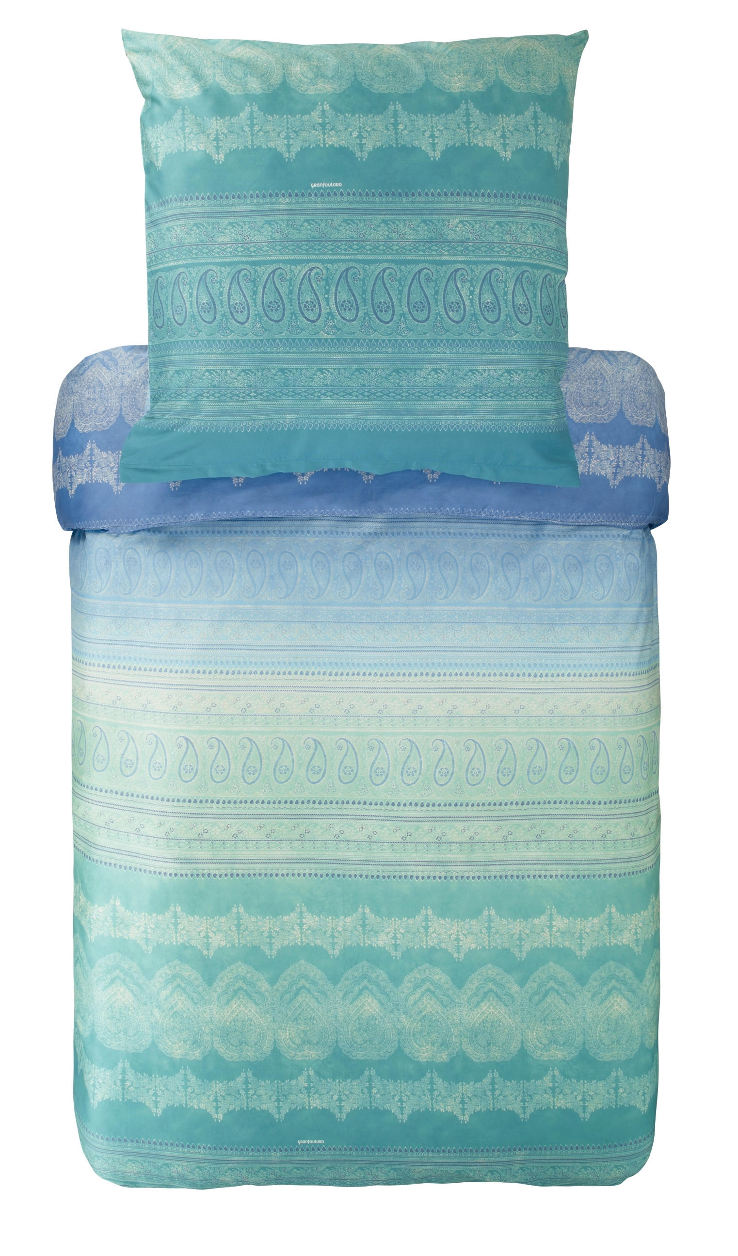 BETTWÄSCHE BRUNELLESCHI 200/200 cm  - Smaragdgrün, LIFESTYLE, Textil (200/200cm) - Bassetti