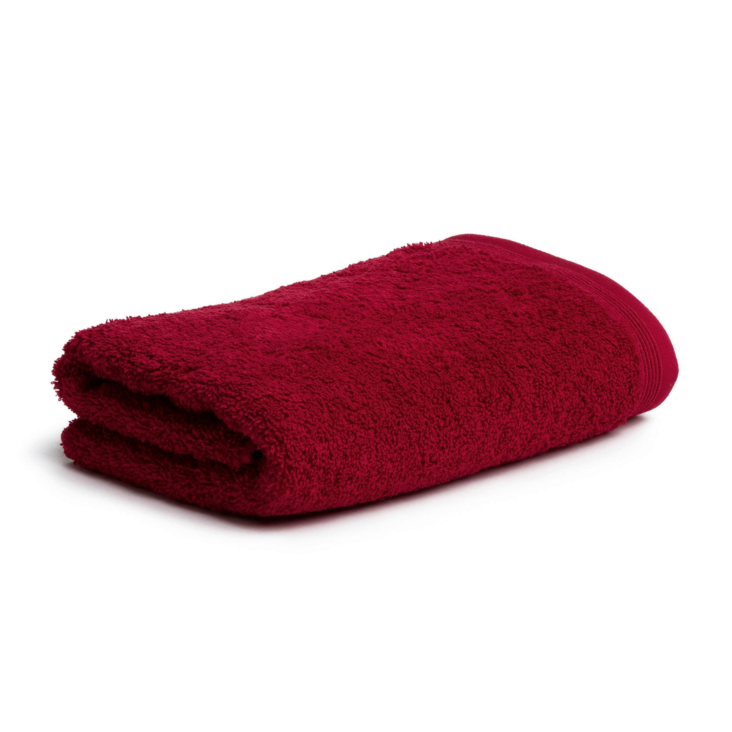 HANDTUCH Superwuschel Rot  - Rot, Basics, Textil (50/100cm) - Moeve