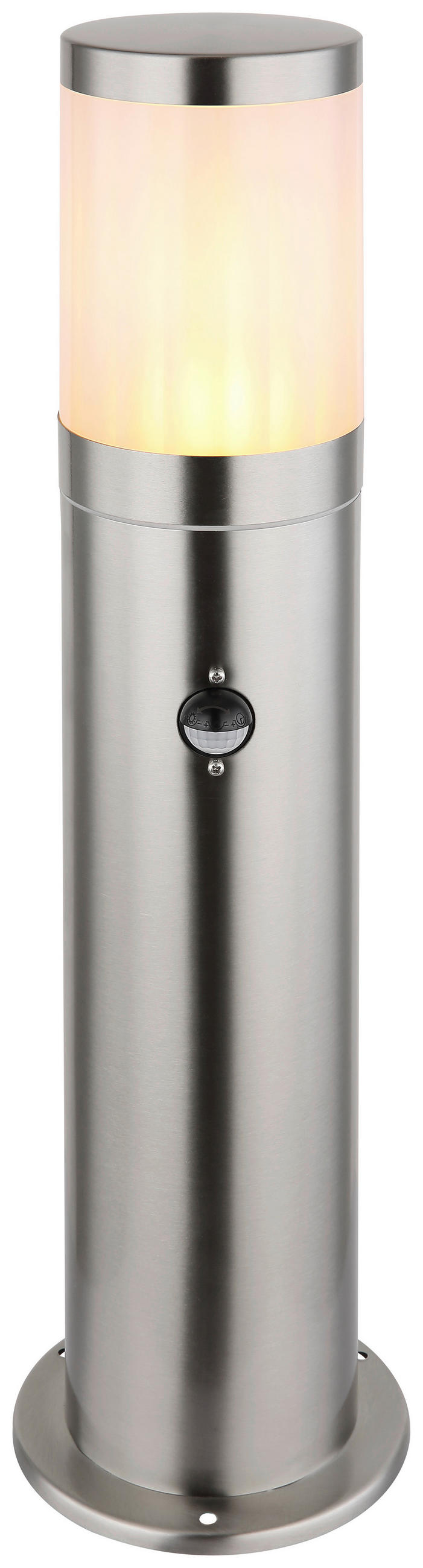 UTOMHUSLAMPA - opal/silver, Basics, metall/plast (14/50cm) - Globo