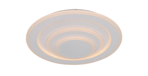 LED-DECKENLEUCHTE 38/6,5 cm   - Weiß, Basics, Kunststoff/Metall (38/6,5cm) - Novel