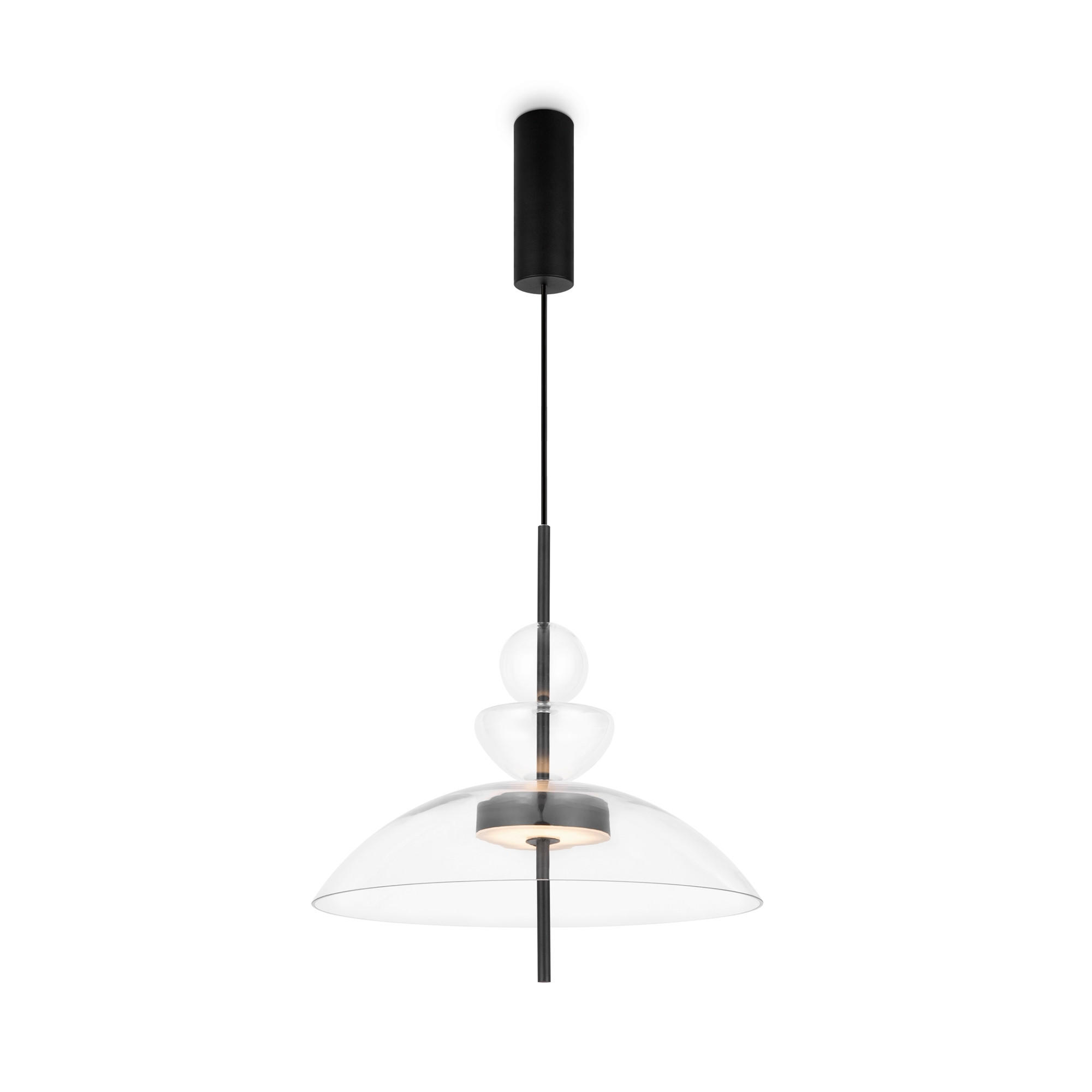 PENDELLEUCHTE Bangkok 40/358 cm  - Schwarz, Design, Metall (40/358cm) - MAYTONI