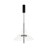 PENDELLEUCHTE Bangkok 40/358 cm  - Schwarz, Design, Metall (40/358cm) - MAYTONI