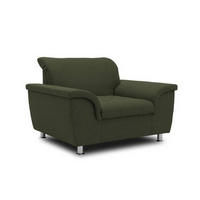 SESSEL Webstoff Grün    - Chromfarben/Grün, KONVENTIONELL, Textil/Metall (120/81/105cm) - MID.YOU