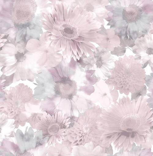 NON WOVEN-TAPET 52/1000 cm  - pink, Basics, papper/plast (52/1000cm)