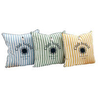 DEKORAČNÍ POLŠTÁŘ  - světle zelená/pískové barvy, Basics, textil (60/60cm)