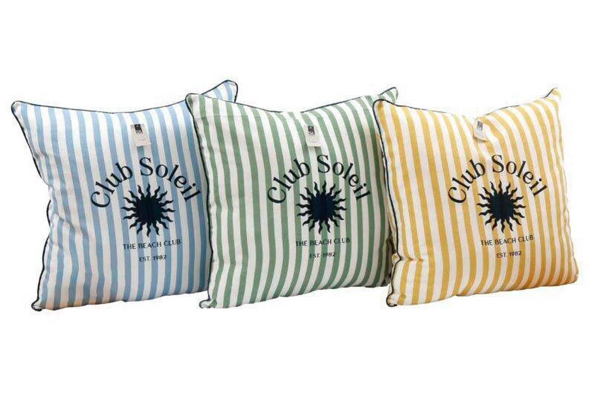 DEKORAČNÍ POLŠTÁŘ  - světle zelená/pískové barvy, Basics, textil (60/60cm)