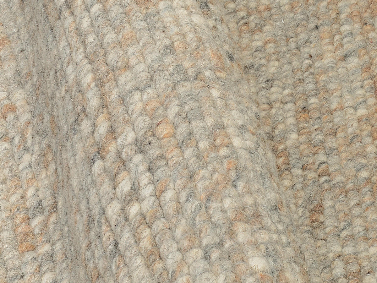 HANDWEBTEPPICH 80/250 cm Helsinki Naturfarben  - Naturfarben, Basics, Textil (80/250cm) - Linea Natura