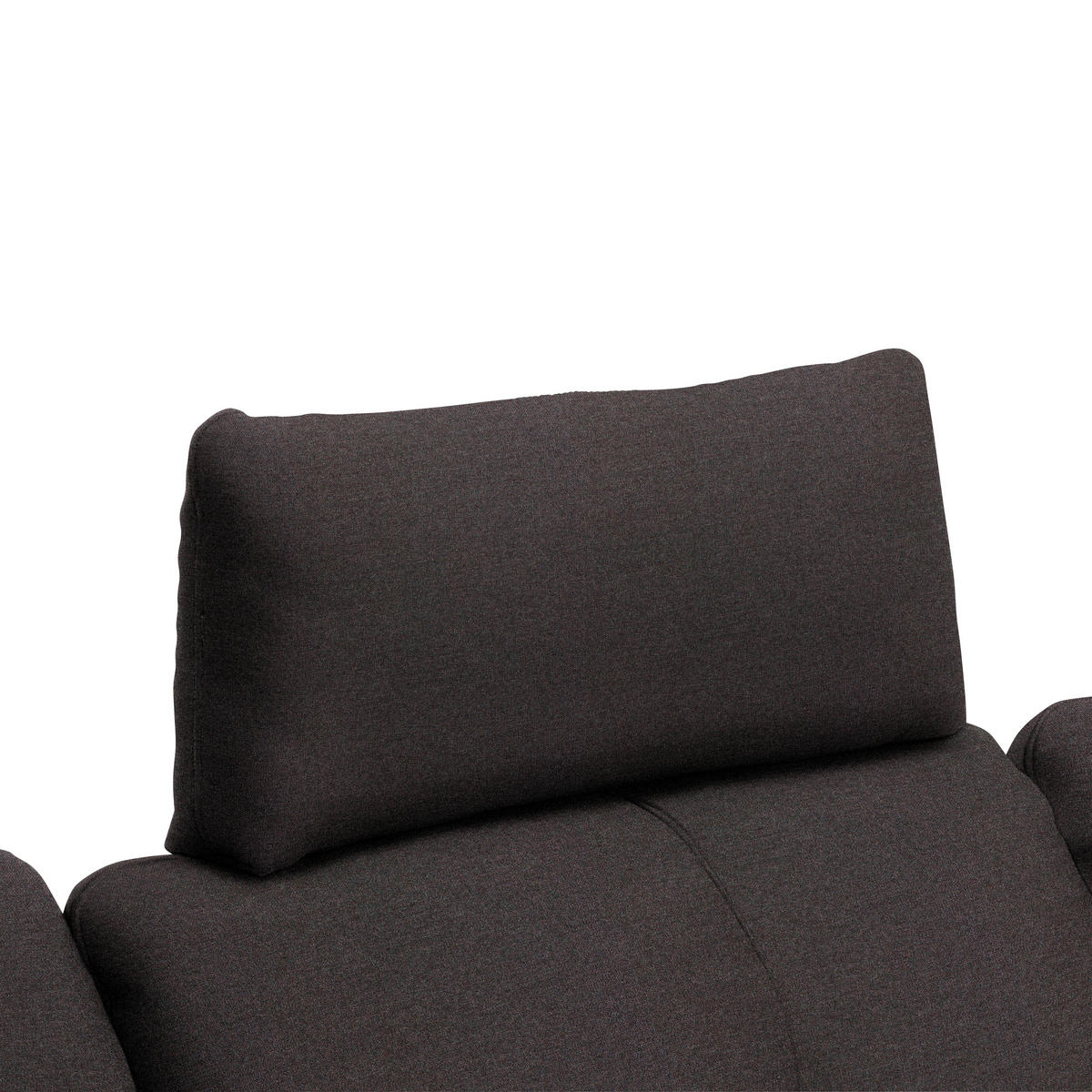 ECKSOFA in Webstoff Schwarz  301/179 cm  - Schwarz, Design, Textil/Metall (301/179cm) - Chilliano