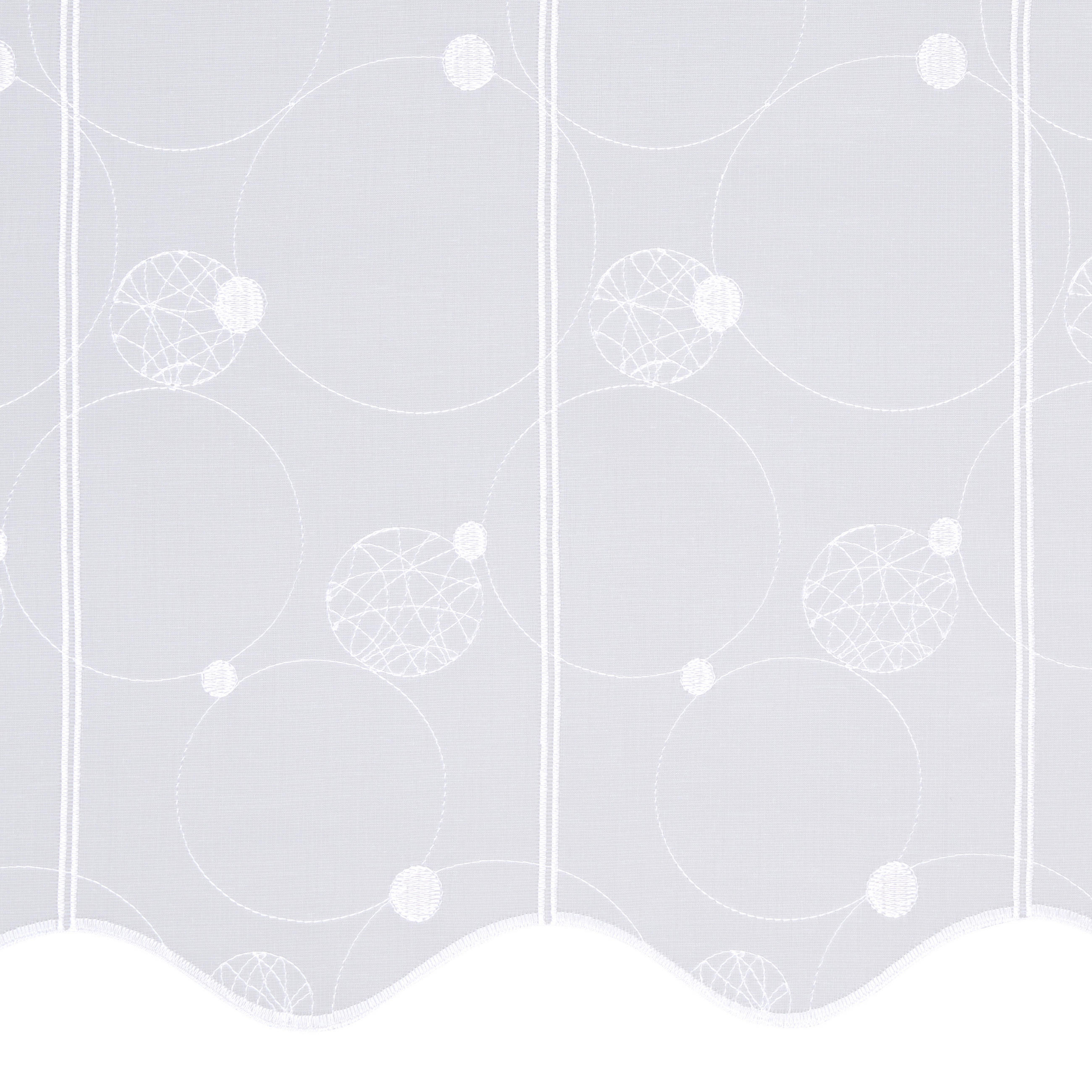 KURZGARDINE 60 cm   - Weiß, KONVENTIONELL, Textil (60cm) - Esposa