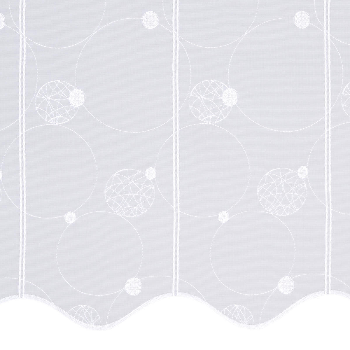 KURZGARDINE 60 cm   - Weiß, KONVENTIONELL, Textil (60cm) - Esposa