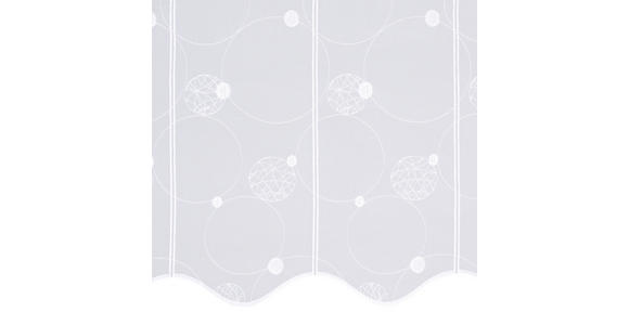 KURZGARDINE 90 cm   - Weiß, KONVENTIONELL, Textil (90cm) - Esposa