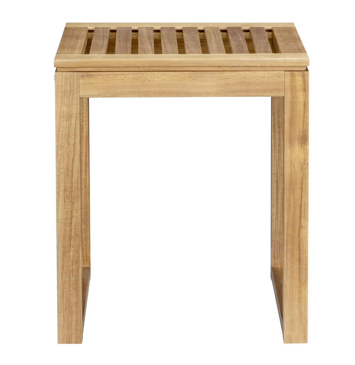BADHOCKER - Akaziefarben, Natur, Holz (40/46/30cm) - Wenko