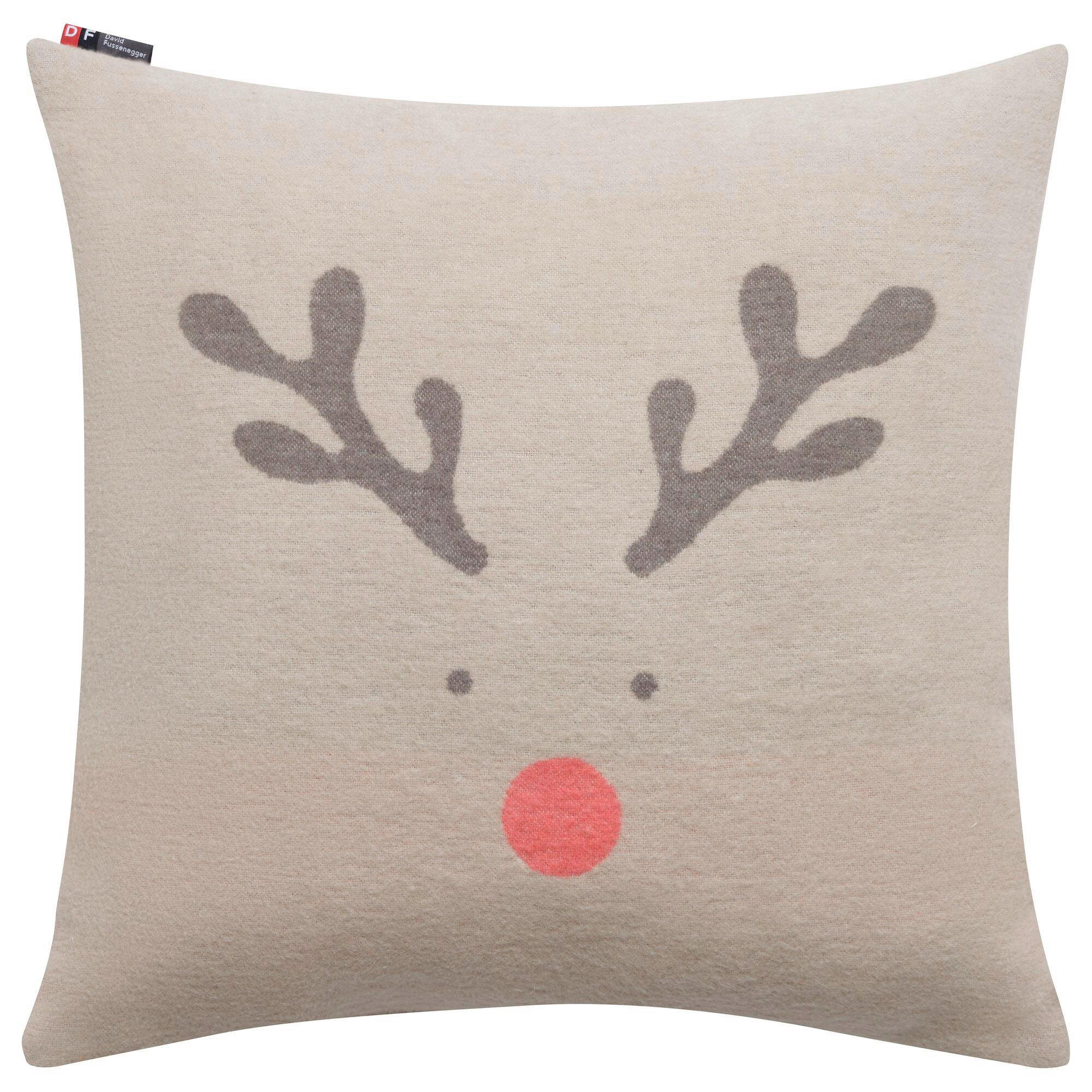 ZIERKISSEN   45/45 cm   - Beigebraun, Basics, Textil (45/45cm) - David Fussenegger