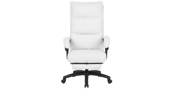 CHEFSESSEL Teddystoff Beige - Beige/Schwarz, Design, Kunststoff/Textil (64,5/112/120/65cm) - Carryhome