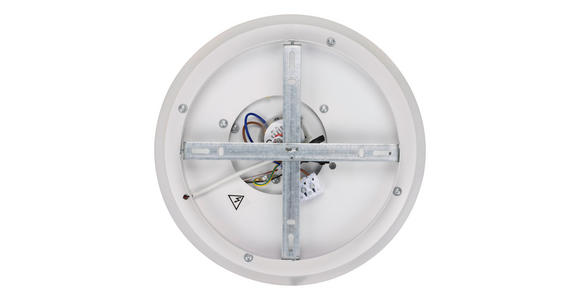 LED-DECKENLEUCHTE 30/6,5 cm   - Weiß, Basics, Kunststoff/Metall (30/6,5cm) - Novel