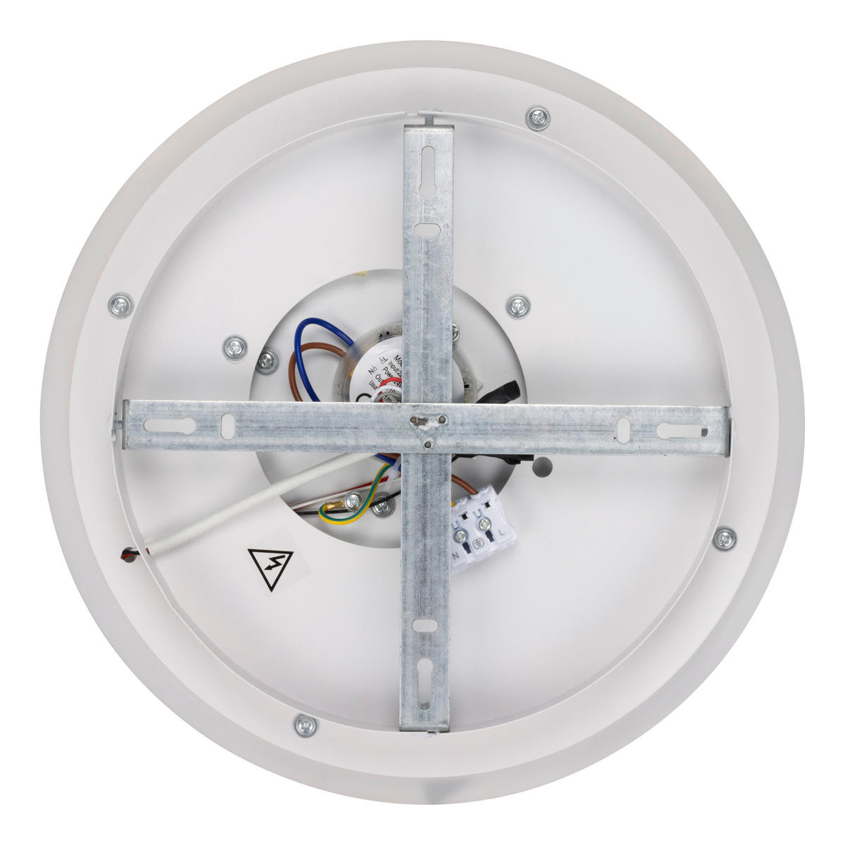 STROPNÍ LED SVÍTIDLO, 30/6,5 cm  - bílá, Basics, kov/plast (30/6,5cm) - Novel