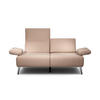 2-SITZER-SOFA Chenille Rosa  - Schwarz/Rosa, Design, Textil/Metall (164-194/85/86-94cm) - SENSOO