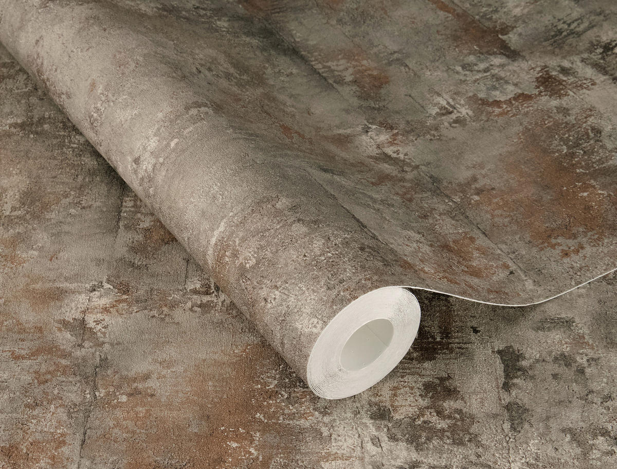 TAPETE - Grau, Design, Textil (600/53cm) - Tesa