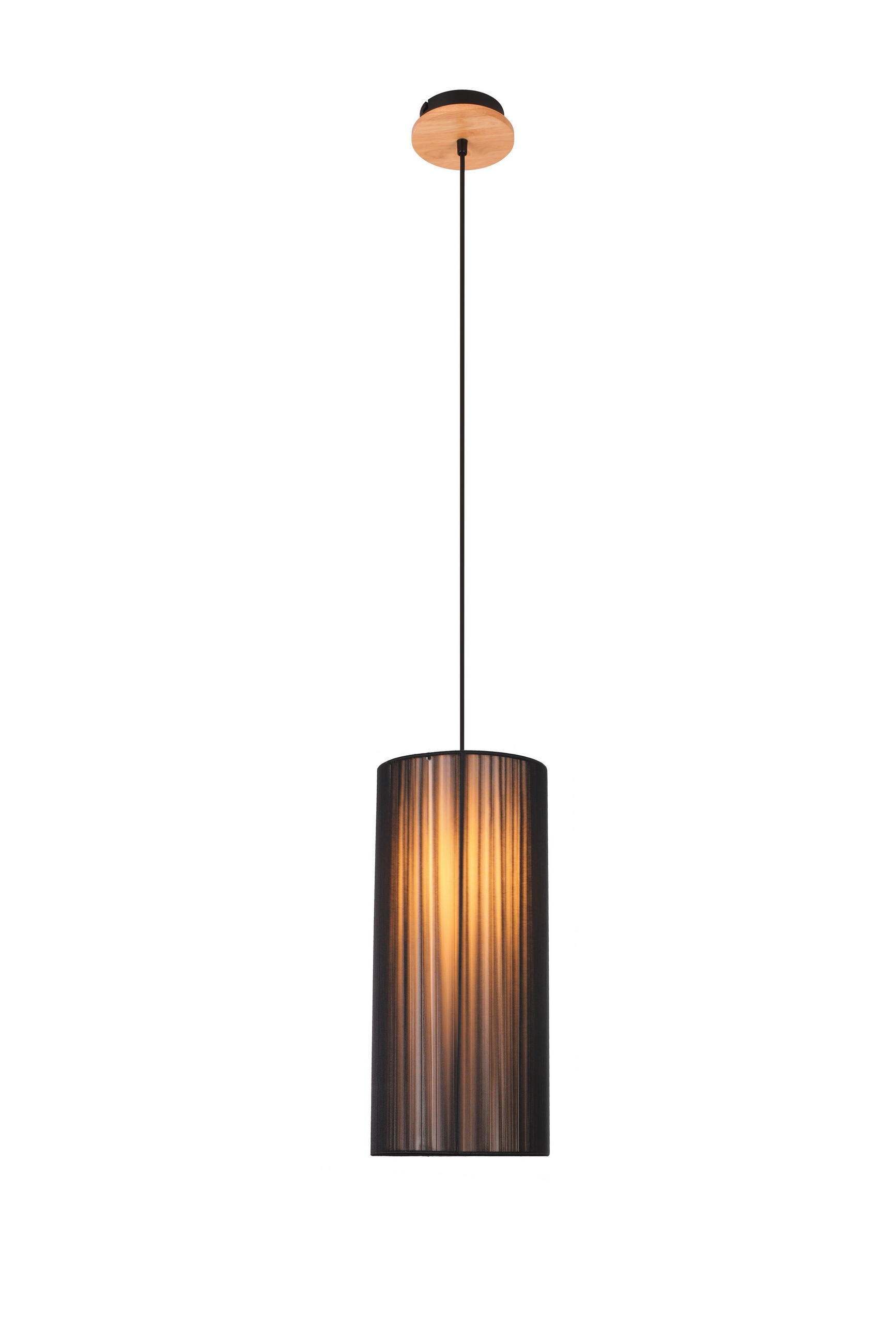 HÄNGELEUCHTE 18/18/130 cm  - Basics, Holz (18/18/130cm)