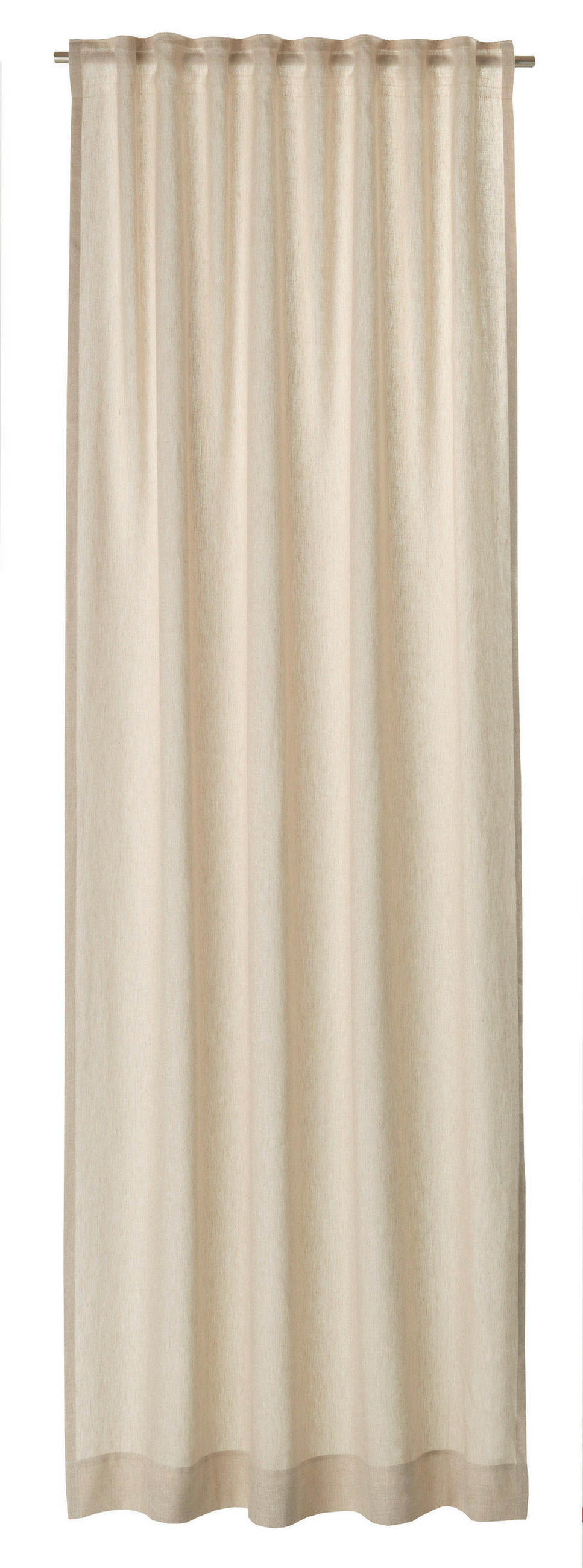 FERTIGVORHANG halbtransparent  - Naturfarben, Basics, Textil (125/250cm) - Schöner Wohnen