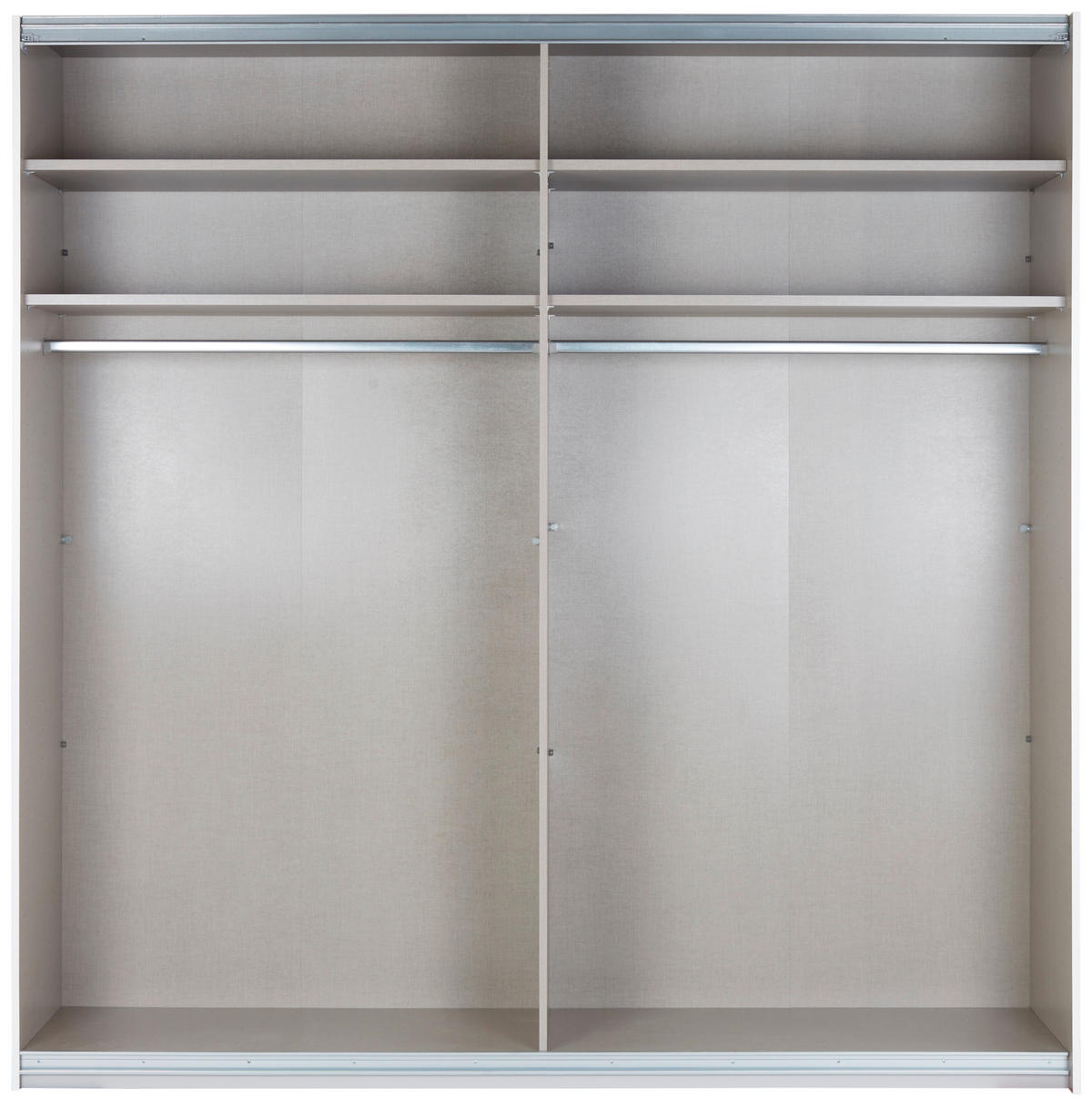 SCHWEBETÜRENSCHRANK 181/229/62 cm 2-türig  - Weiß/Eiche Artisan, MODERN, Holzwerkstoff/Metall (181/229/62cm) - Luca Bessoni