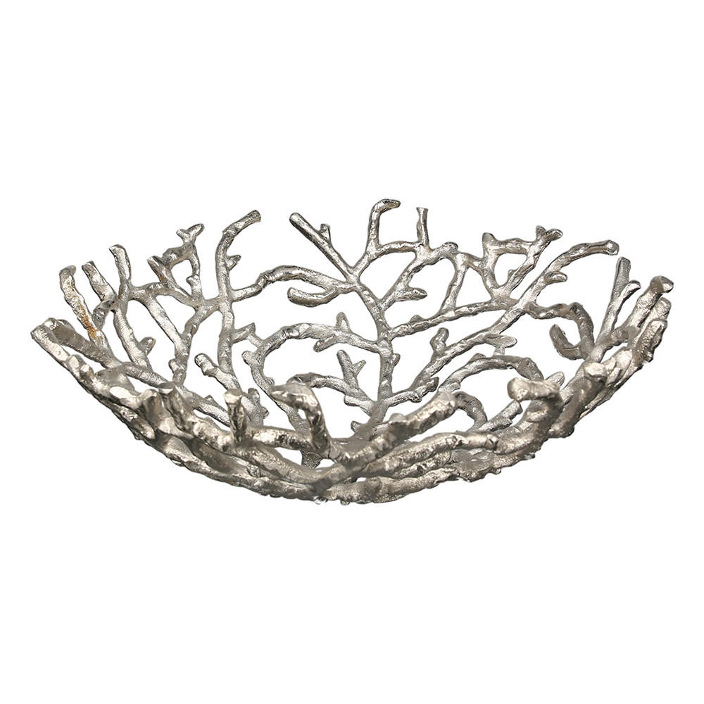 DEKOSCHALE - Silberfarben, Basics, Metall (36cm)