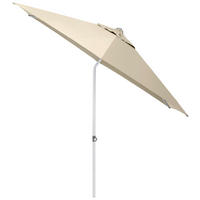SONNENSCHIRM 270 cm Naturfarben  - Silberfarben/Naturfarben, Basics, Textil/Metall (270cm) - Kettler