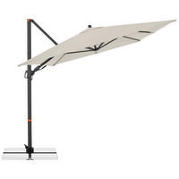 AMPELSCHIRM  320/240 cm  - Anthrazit/Naturfarben, Basics, Textil/Metall (320/240cm) - Doppler