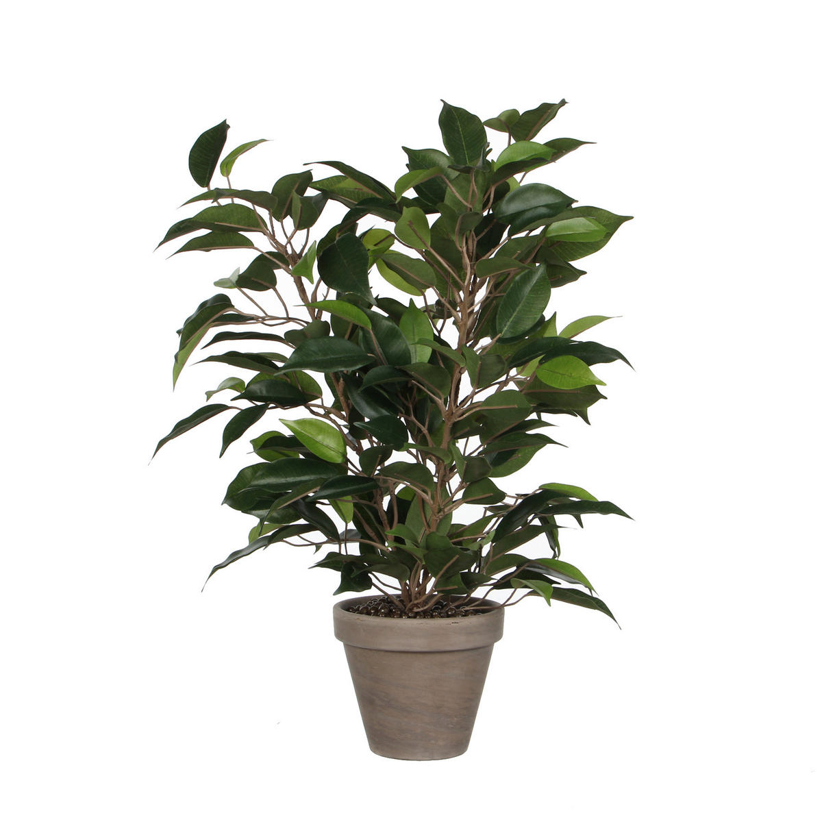 UMĚLÁ KVĚTINA  - zelená, Basics, plast (40/30cm)