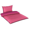 WENDEBETTWÄSCHE 140/220 cm  - Pink/Beere, Basics, Textil (140/220cm) - Novel