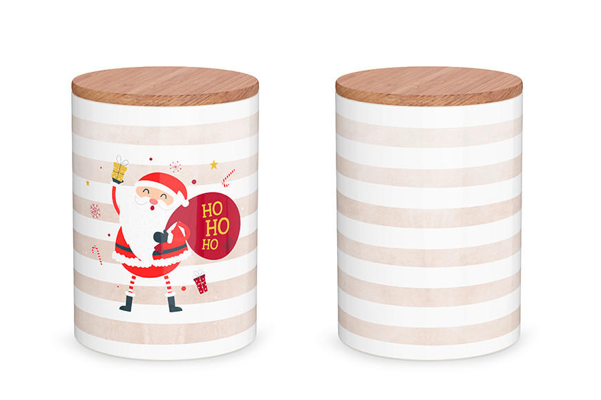 VORRATSDOSE  - Basics, Keramik (11,1/15,6/11,1cm) - X-Mas
