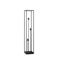 GOLVLAMPA Modular XS 22/22/122,50 cm    - svart, Basics, metall (22/22/122,50cm) - Fischer & Honsel