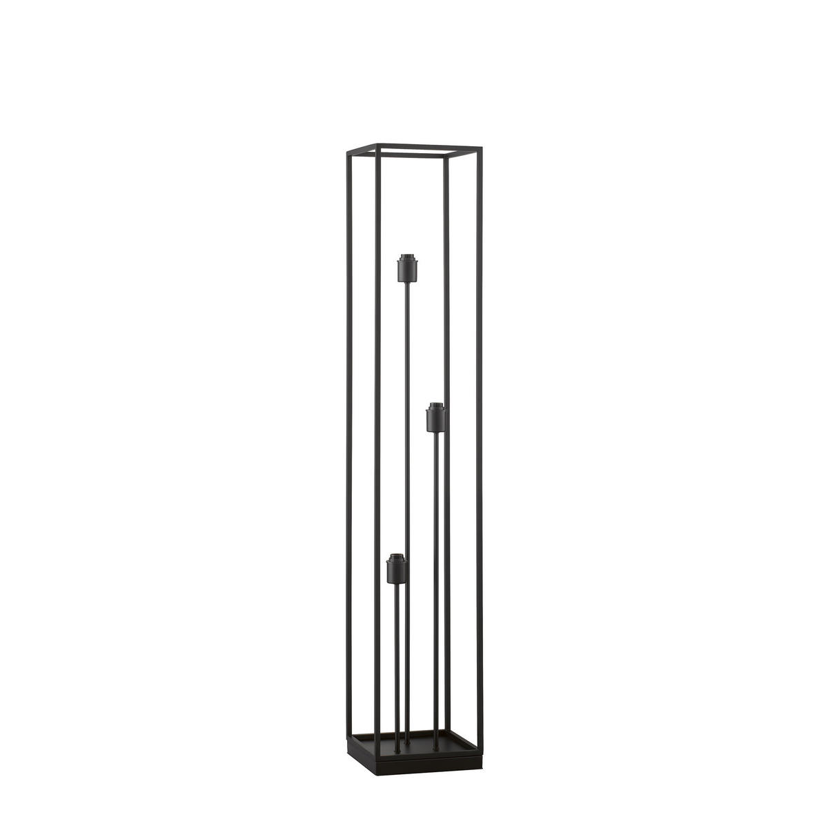 GOLVLAMPA Modular XS 22/22/122,50 cm    - svart, Basics, metall (22/22/122,50cm) - Fischer & Honsel