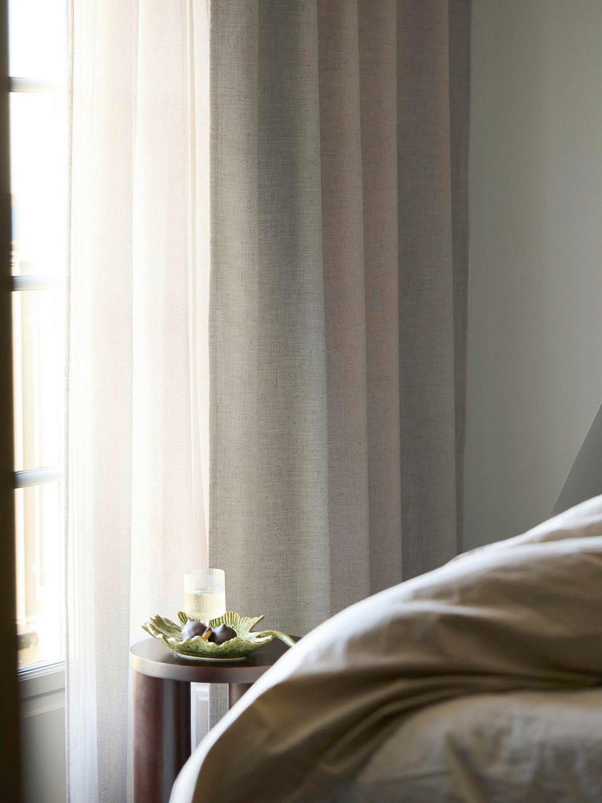 VERDUNKELUNGSVORHANG - Beige, Basics, Textil (130/280cm) - Svanefors