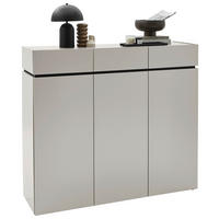 SCHUHSCHRANK Kaschmir  - Kaschmir/Schwarz, Design, Holzwerkstoff/Kunststoff (135/121/40cm) - Voleo