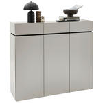 SCHUHSCHRANK  in 135/121/40 cm  - Kaschmir/Schwarz, Design, Holzwerkstoff/Kunststoff (135/121/40cm) - Voleo