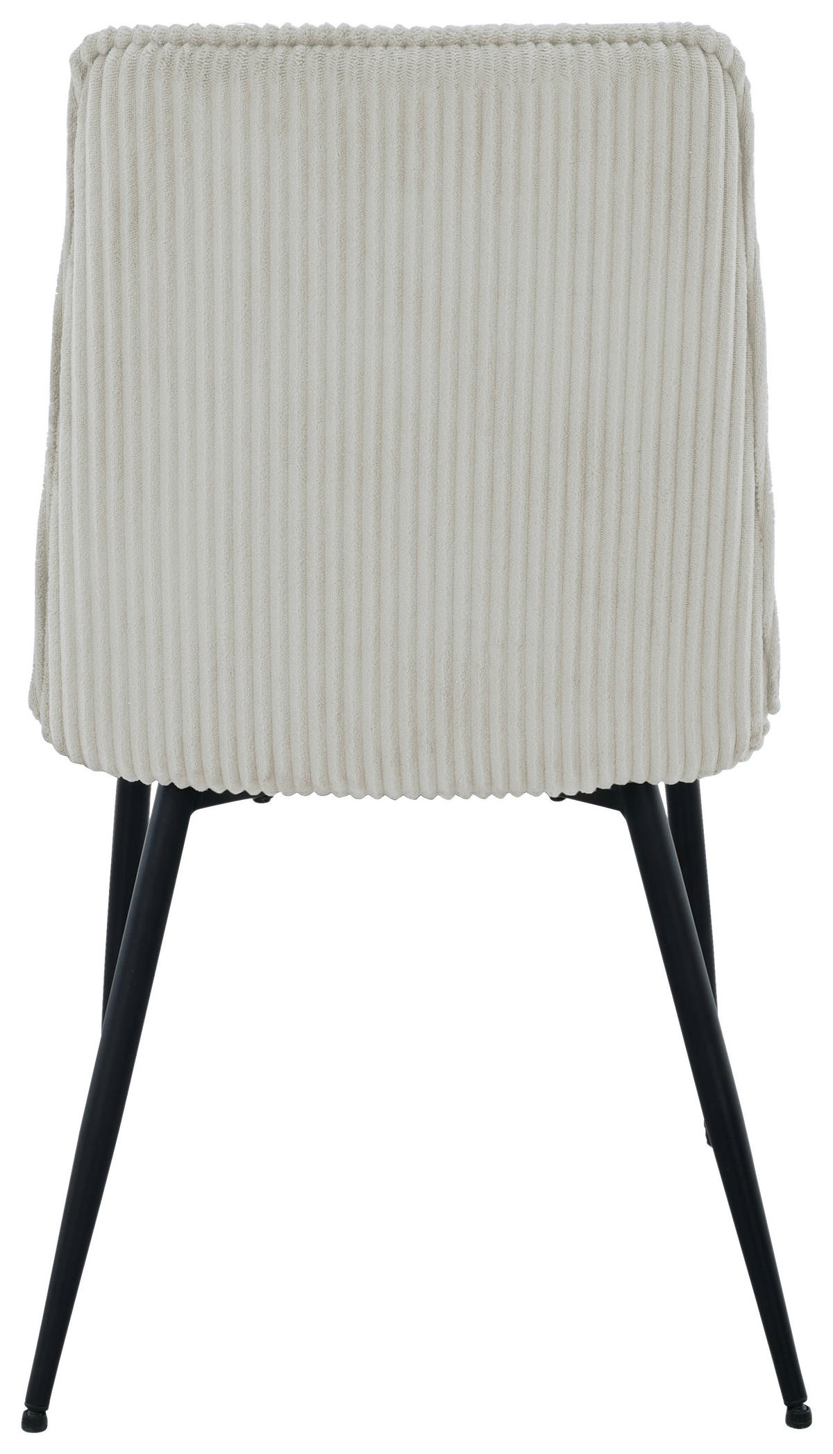 VIERFUSSSTUHL - Beige/Schwarz, MODERN, Textil/Metall (47/91/61,5cm) - Livetastic