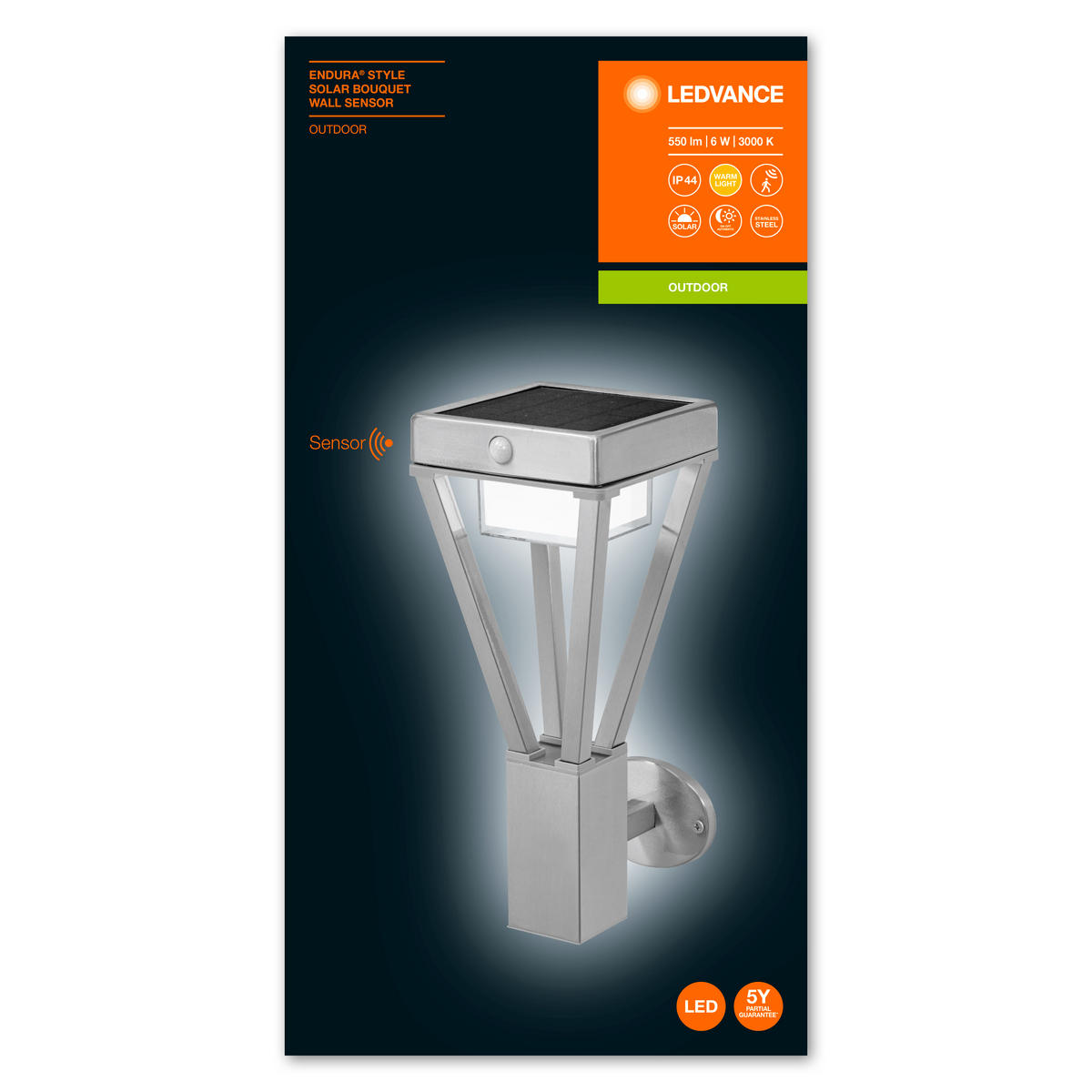 SOLARLEUCHTE 18/15/36,5 cm   - Design (18/15/36,5cm) - Ledvance