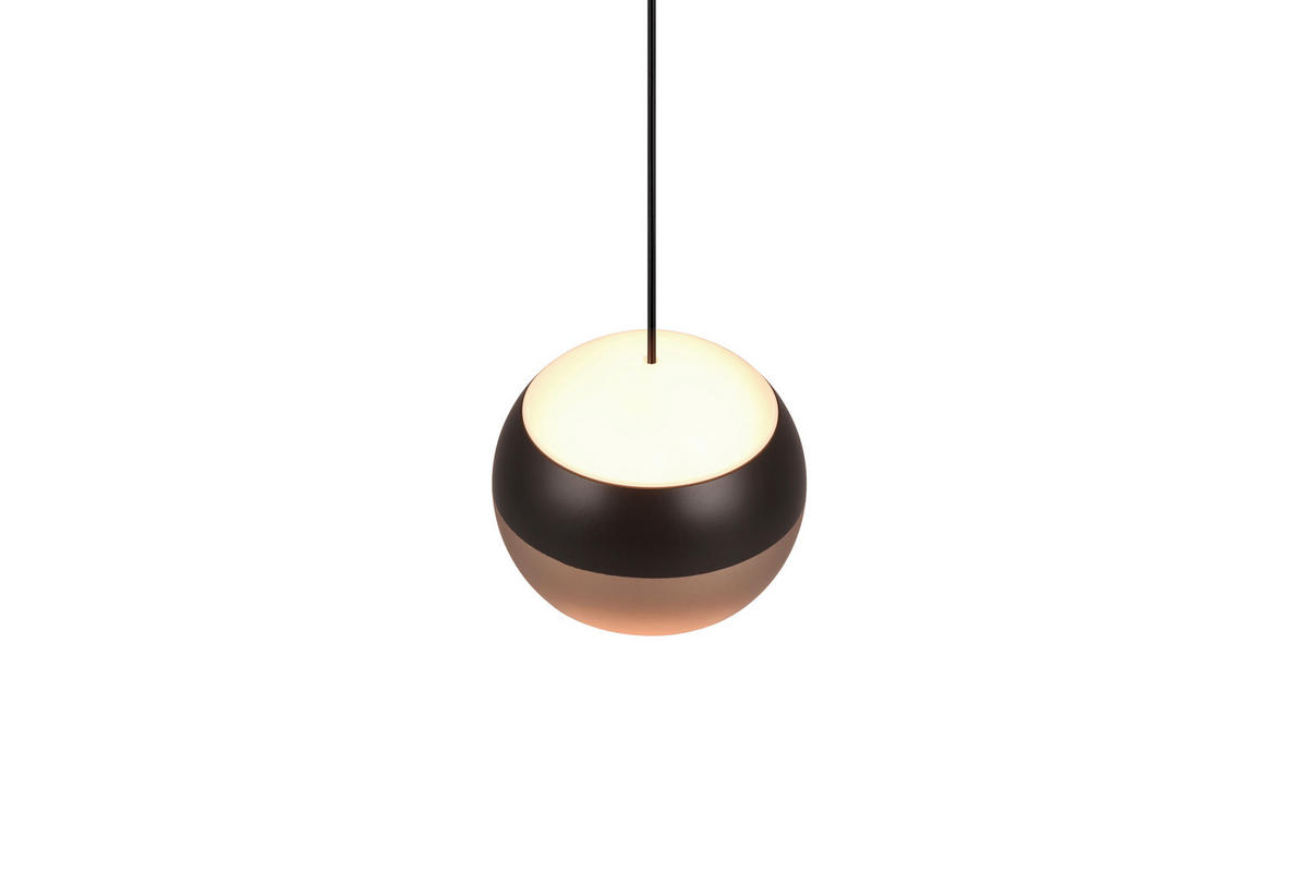 ZÁVĚSNÉ LED SVÍTIDLO, 15,5/200 cm  - černá, Design, kov (15,5/200cm)