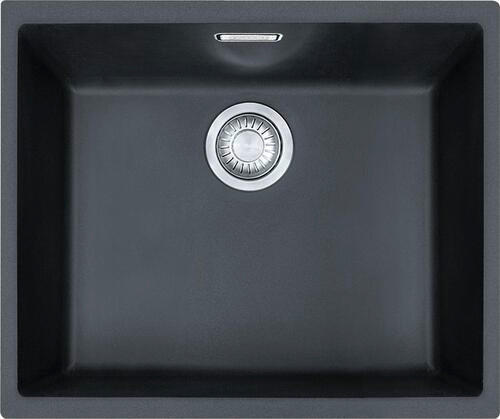SPÜLE  - Schwarz, MODERN (57/48cm) - Dieter Knoll